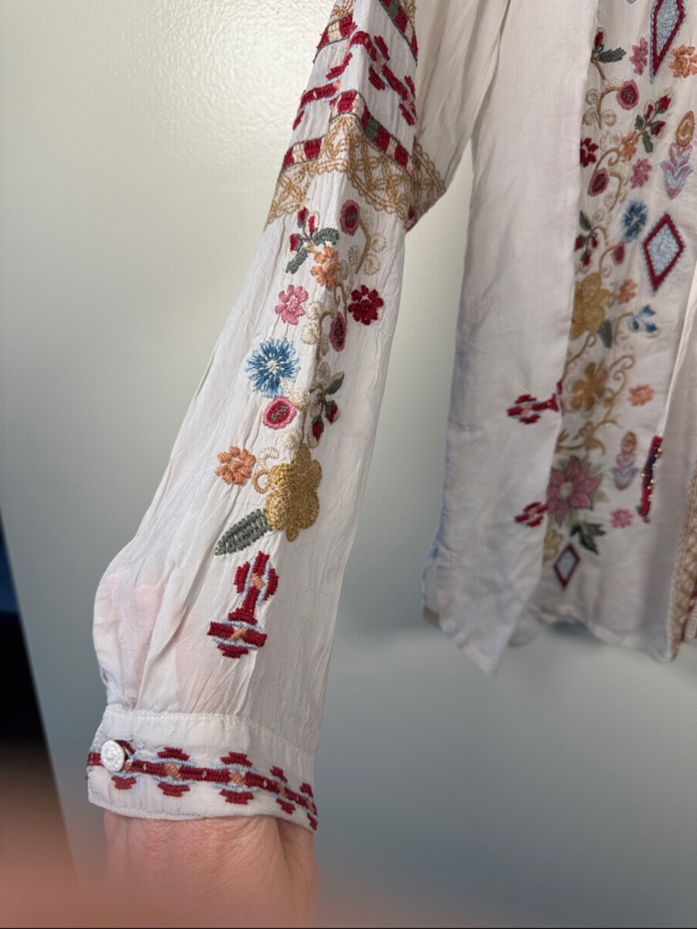 Johnny Was Paulina Shirt in Eli Women’s Small NWT *marked SAMPLE* see photos - Picture 6 of 10